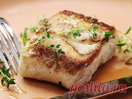 Палтус в сливочном масле