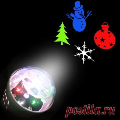 [75% OFF] 2018 Party Decor Christmas Tree Snowman Baubles Pattern Projector Light Bulb In WHITE US | DressLily.com