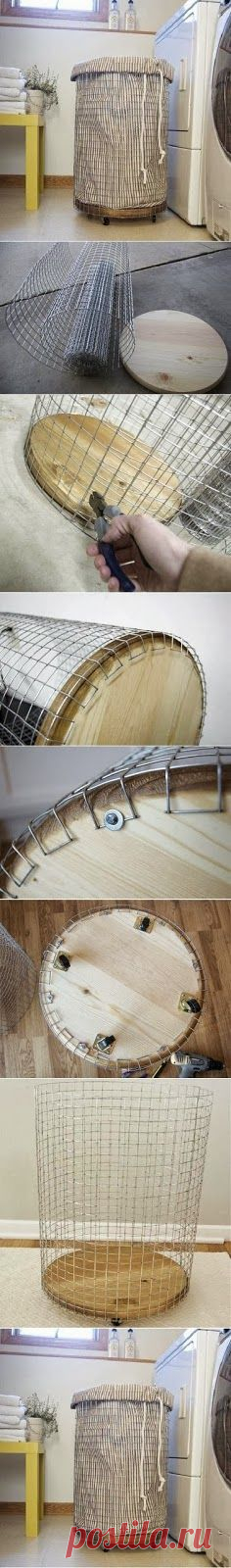 DIY How To Make a Laundry Basket | Neat Ideas
