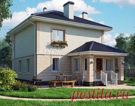 Проект двухэтажного дома AS-2075 из газобетона с 4 спальнями и красивым крыльцом Проект AS-2075 - двухэтажный дом из газобетонных блоков. Документация предназначена для строительства и регистрации дома. Срок подготовки - 1 день. Доставка курьером по всей России с оплатой при получении