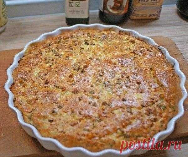 ОЧЕНЬ ПРОСТОЙ ЗАЛИВНОЙ ПИРОГ ДЛЯ ЛЮБОЙ НЕСЛАДКОЙ... / Вкусные привычки