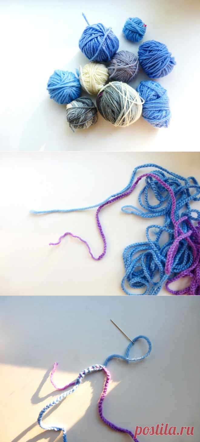 Делаем новую пряжу из остатков - Ярмарка Мастеров - ручная работа, handmade