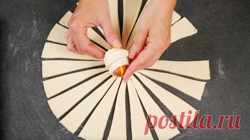 Таких хитростей с тестом вы еще не видали! Необычная и очень красивая выпечка | Dark Kitchen | Дзен