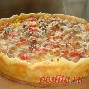 Открытый мясной пирог!