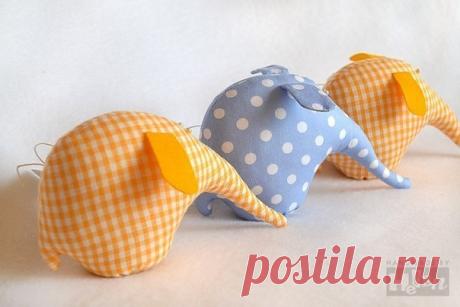 Забавные слоники :) Выкройка
