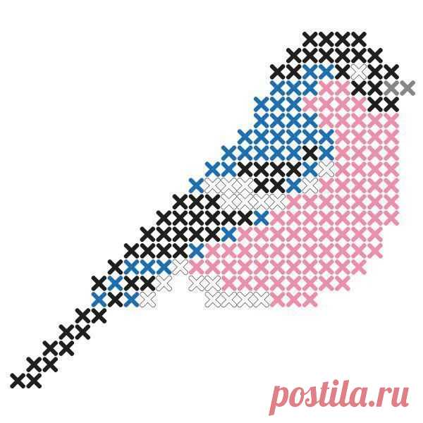 Простые схемы для вышивания (подойдет и куклам и детям!)) | Журнал Ярмарки Мастеров