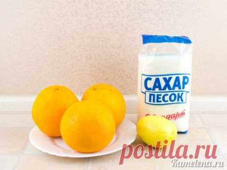 Апельсиновый конфитюр с цедрой