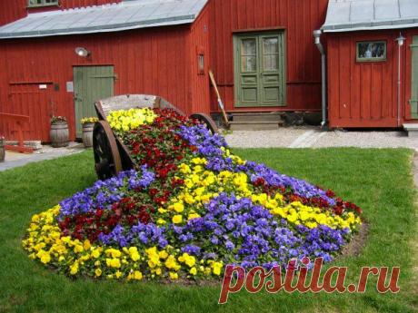 (+1) комм - Оригинальные клумбы - украшение любой дачи | Интерьер и Дизайн
