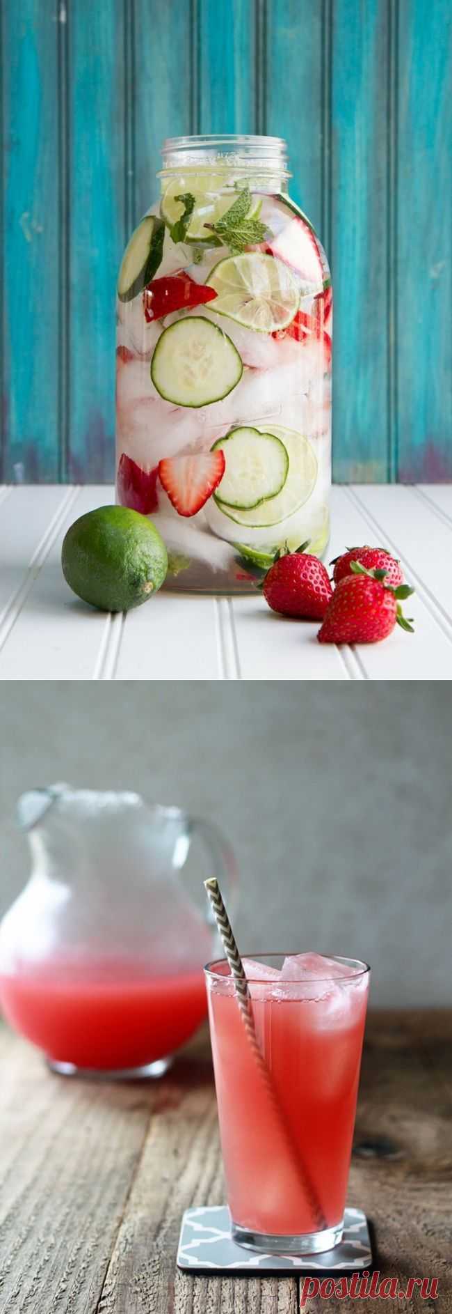 В изнуряющую жару… Освежающие напитки — 13 рецептов — Вкусные рецепты