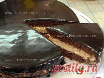 Шоколадный торт с лимонным кремом из манки - рецепт с пошаговыми фото приготовления