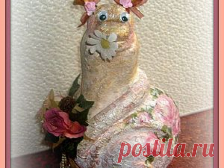 Как я делала улитку. МК!)) - Ярмарка Мастеров - ручная работа, handmade
