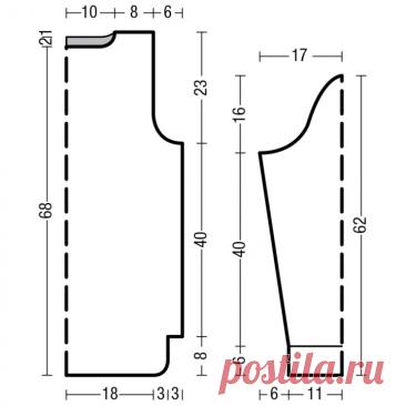 Sweater with rounded slits