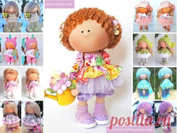 Kids Doll Handmade Birthday Gift Doll Interior Decor Doll | Etsy Hello, dear visitors!  This is handmade soft doll created by Master Yana (Cheboksari, Russia). Doll is made by Order. Order processing time is 5-12 days.  All dolls on the photo are made by master Yana. You can find them in our shop using masters name: