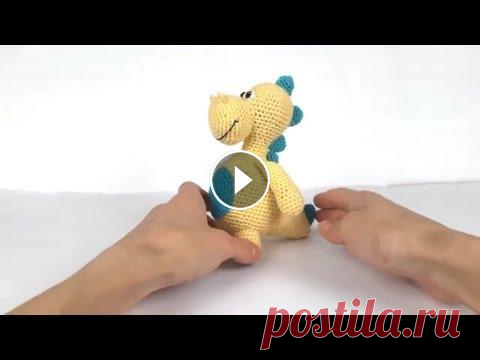 Динозавр вязаный крючком.  Crochet dino. Динозавры. Динозавр вязаный крючком. Crochet dino. Динозавры....