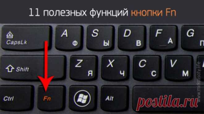 Вот для чего нужна кнопка Fn на вашем ноутбуке! — Полезные советы