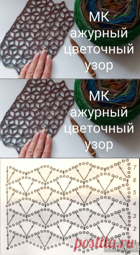 МК – ажурная сетка крючком (Вязание крючком) – Журнал Вдохновение Рукодельницы
