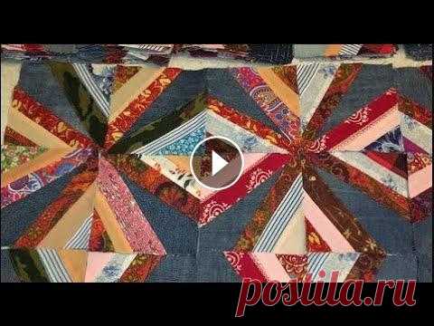 Из старых джинсов покрывало "Звезда". DIY Мастер-класс. Лоскутное шитье для начинающих Из старых джинсов и обрезков тканей шью покрывало. В этом видео готовлю блоки. Поддержите, пожалуйста, канал моего сына. Ему 18 лет и он самостоятельн...