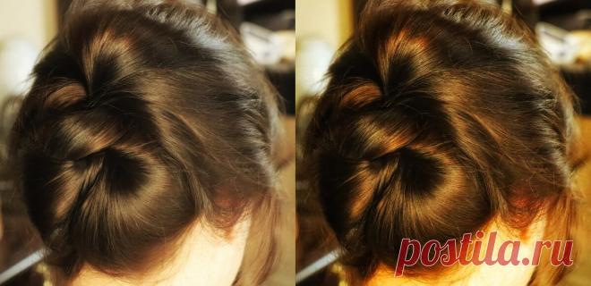 Прическа, которая делается всего 2 минуты, а выглядит так, как будто все утро перед зеркалом стояла (просто и элегантно) Что понадобится : - шпильки - резинка для волос - лак
Разделяем волосы на 2 части: на затылке и у лба.
Продеваем сквозь волосы шпильки и завязываем их в хвост
Закрепляем резинку шпильками.