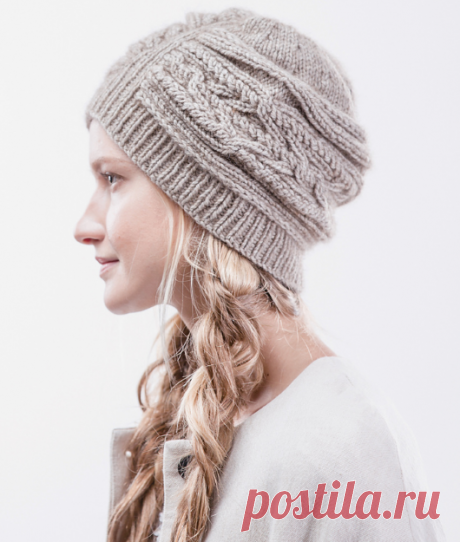 Красивая вязаная шапка Cloche | ДОМОСЕДКА