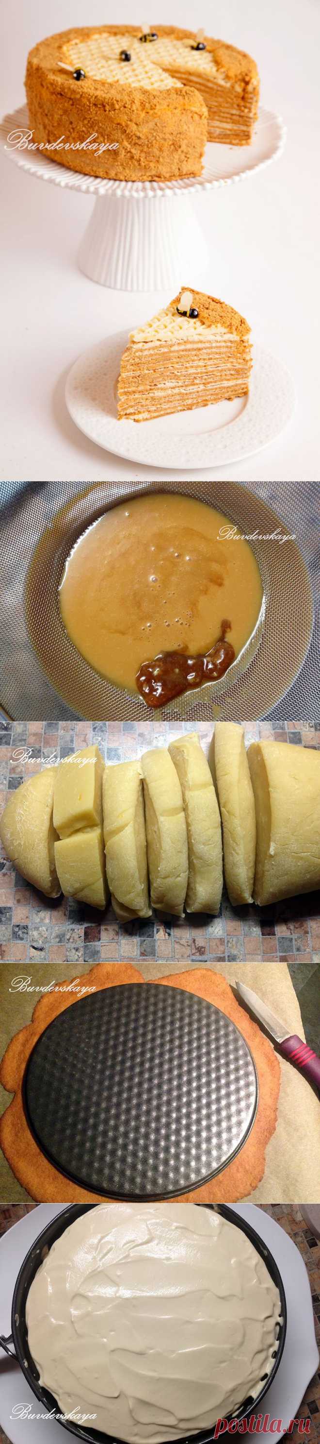 From MARUSYA with LOVE: МЕДОВИК СО СЛИВОЧНО-КАРАМЕЛЬНЫМ КРЕМОМ