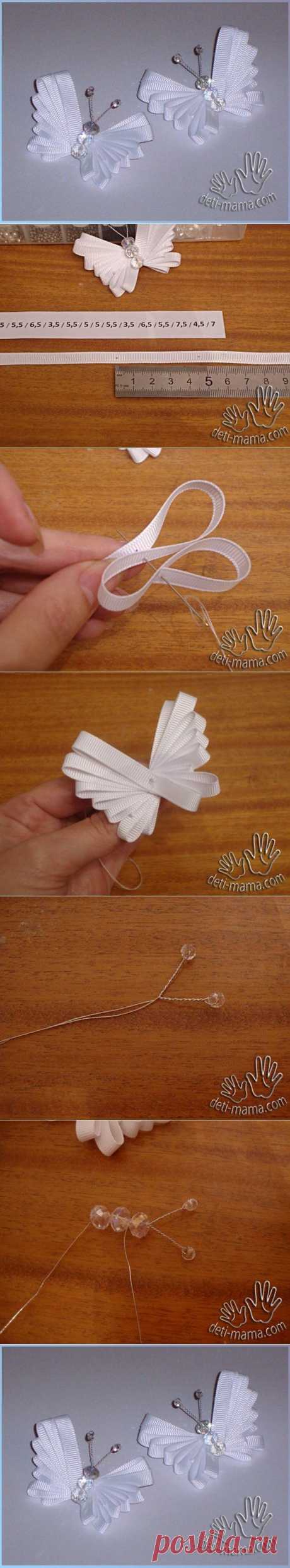 ribbon butterfly tutorial