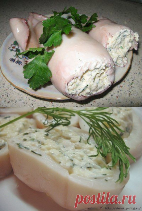 Фаршированные кальмары