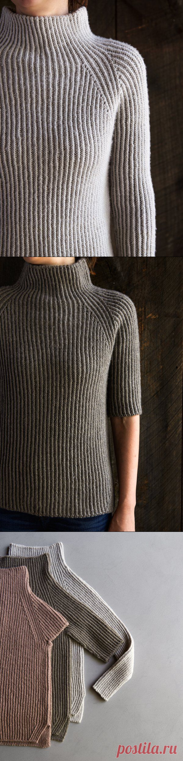 Twisted Rib Pullover | Purl Soho