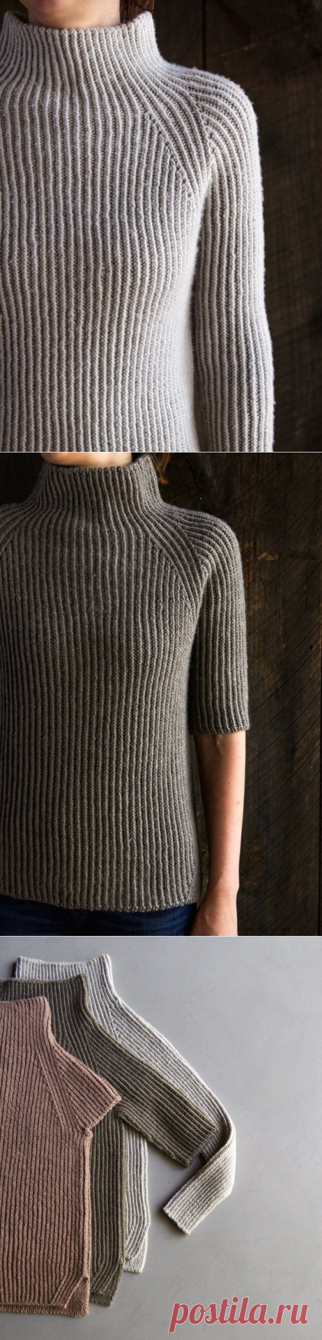Twisted Rib Pullover | Purl Soho