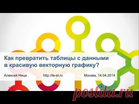 Видеоурок: визуализация данных, как превратить таблицы с данными в красивую векторную графику | Теплица Социальных Технологий (ТеСТ) | Краудсорсинг, технологии для третьего сектора, ИКТ