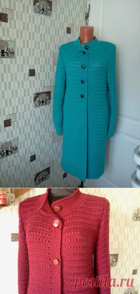 Готовимся к весне. Пальто для дочки и себя........ - Вязание крючком и спицами - Группы Мой Мир