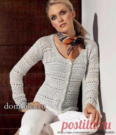 Восхитительный вязаный жакет для стильных женщин — HandMade