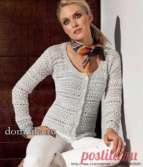 Восхитительный вязаный жакет для стильных женщин — HandMade