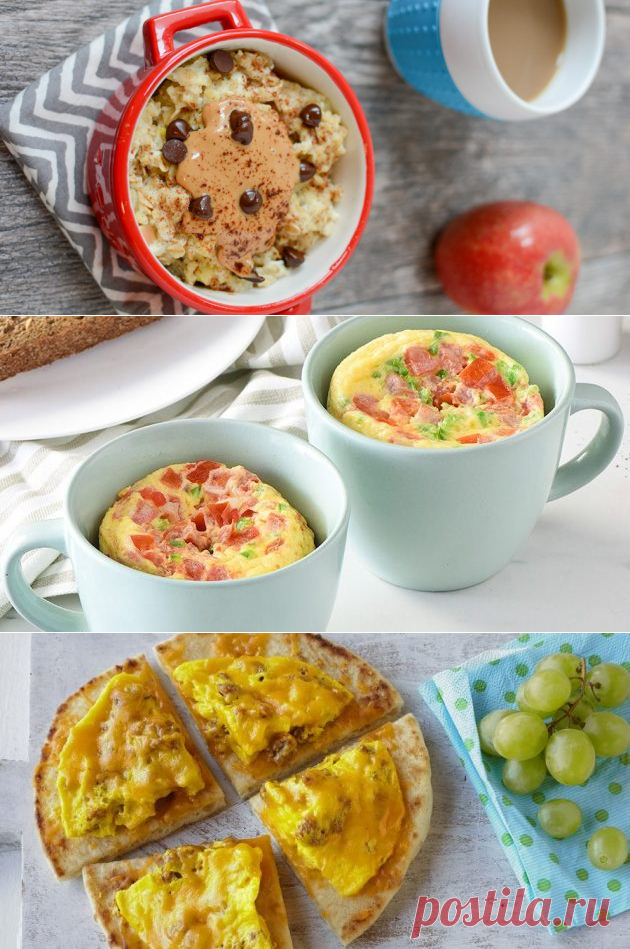 Завтрак в микроволновке за 5 минут: 11 вкусных идей - Лайфхакер