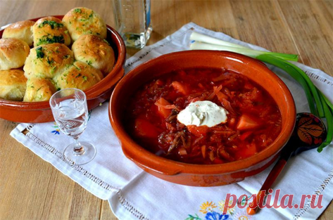 Вкуснейший черниговский борщ // ОПТИМИСТ
