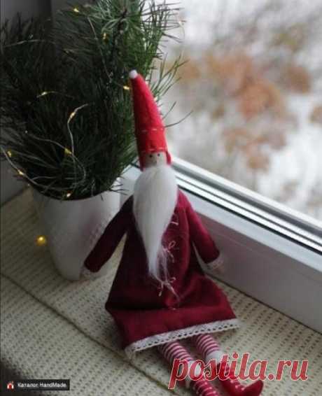 Новогодние игрушки Тильда Санта ручной работы купить в Минске и Беларуси, цены на HandMade