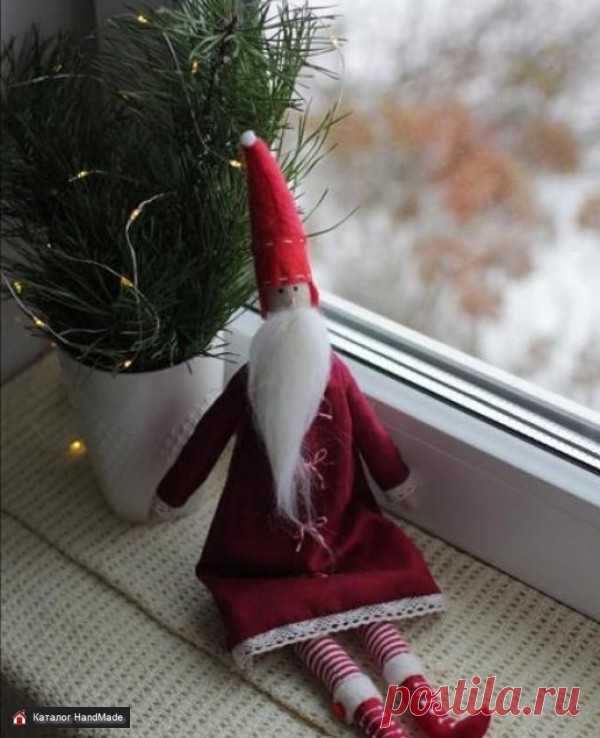 Новогодние игрушки Тильда Санта ручной работы купить в Минске и Беларуси, цены на HandMade