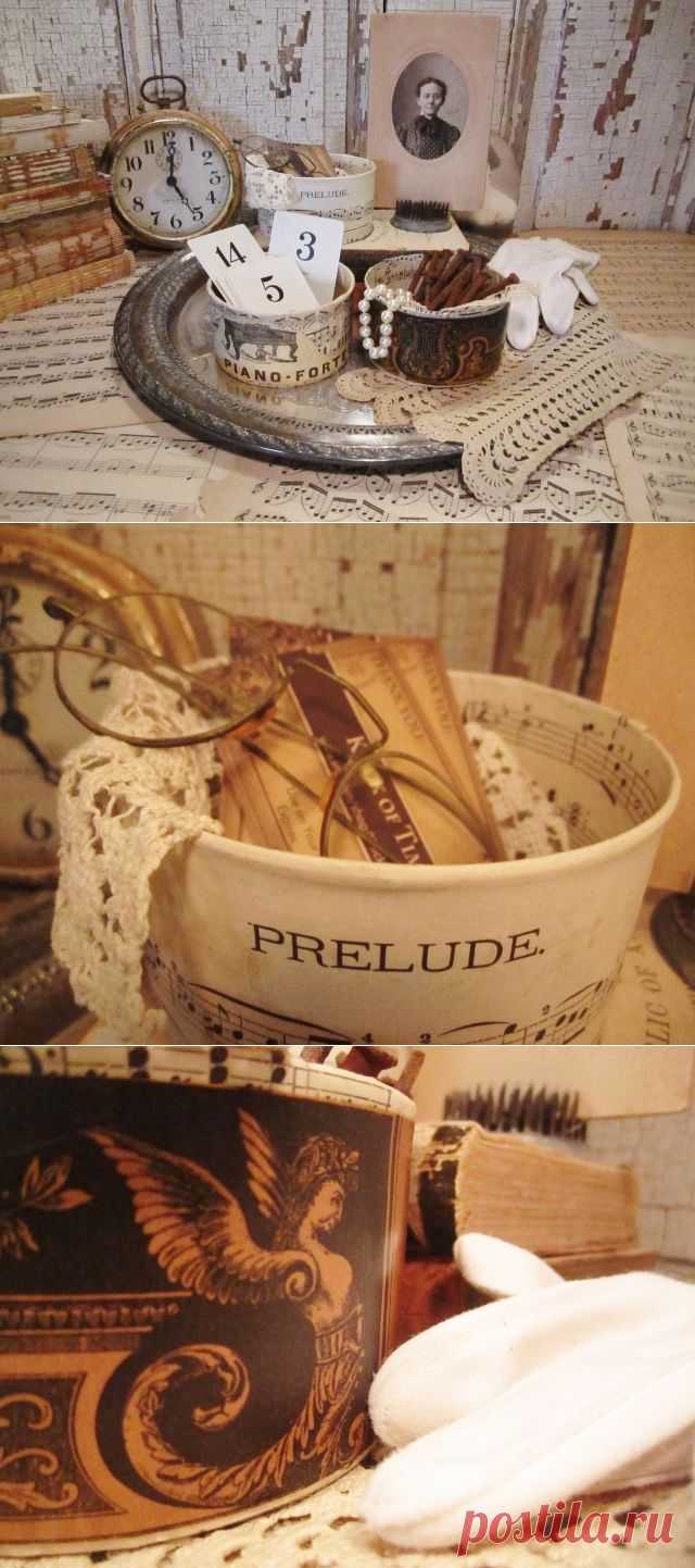 Винтаж консервных банок.