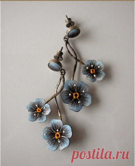 Сочетание различных материалов в украшениях от Jolanta Bromke - Ярмарка Мастеров - ручная работа, handmade