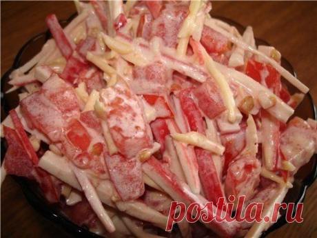 Как приготовить салат «красное море» - рецепт, ингридиенты и фотографии