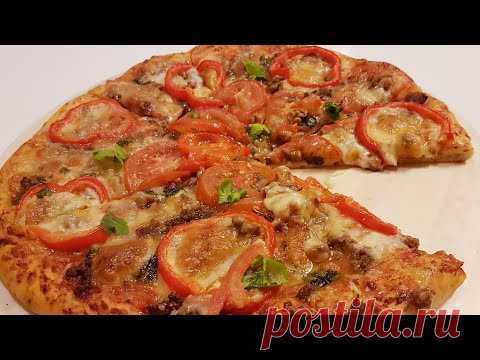 10 kishilik qiymali pitsa arzon va oson/Пицца, Pizza,Pitsa