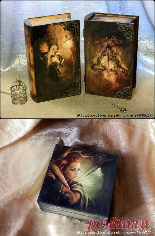 Эффект «свечения» в декупаже на деревянных заготовках.Мк.