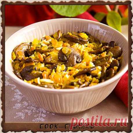 Рецепт &quot;ПЛОВ С ГРИБАМИ&quot;: Ингредиенты, способ приготовления, фотографии; Вторые блюда - Грибы