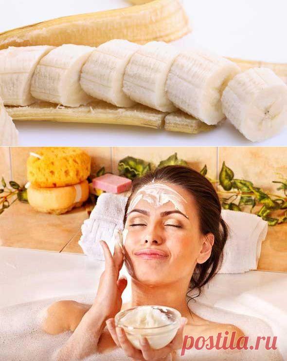 Маска из банана от морщин