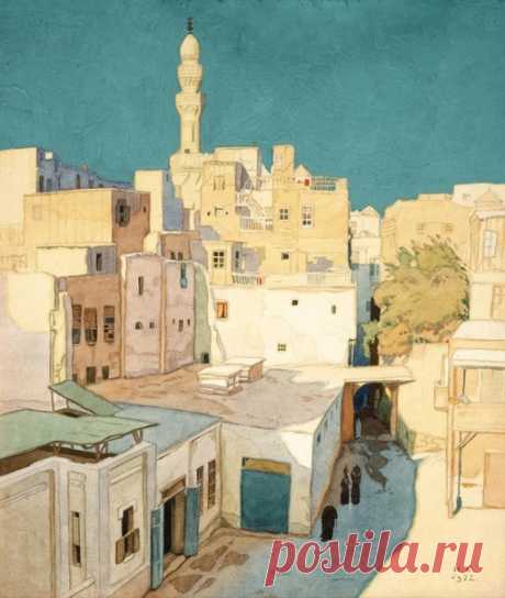 Иван Яковлевич Билибин.
«Улочка Каира».
1922 год.