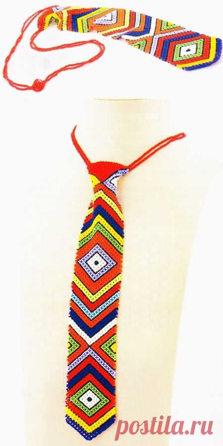 Галстук из бисера ~ Tie Bead