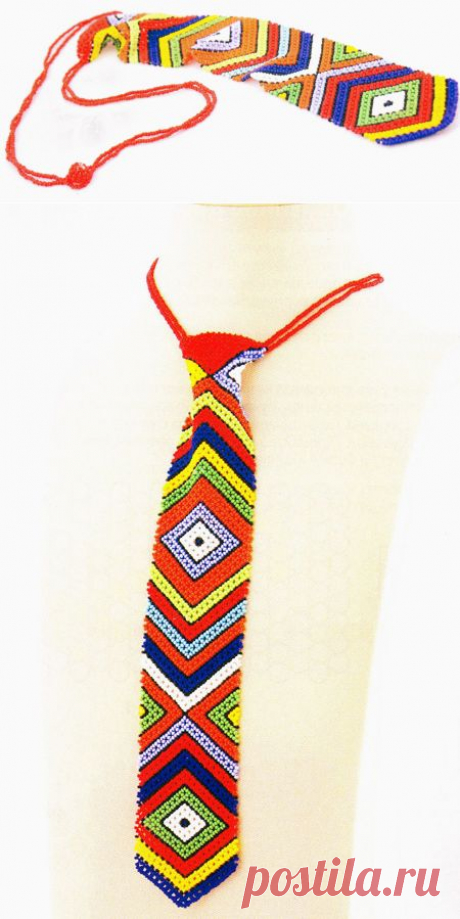 Галстук из бисера ~ Tie Bead