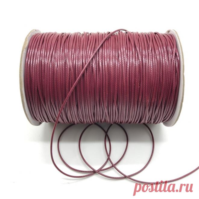 10 м/лот 1,0 мм вощеный шнур резьба строка ремень Цепочки и ожерелья Веревка из бисера для самостоятельного изготовления ювелирных изделий браслет Цепочки и ожерелья|Ювелирная фурнитура и компоненты| | АлиЭкспресс