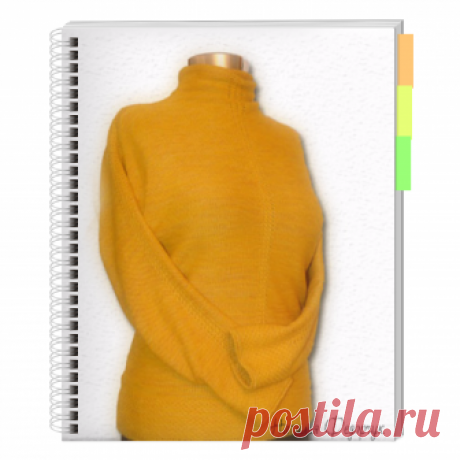 Из последних работ мой теплый,осенний  свитер.Коротко .....