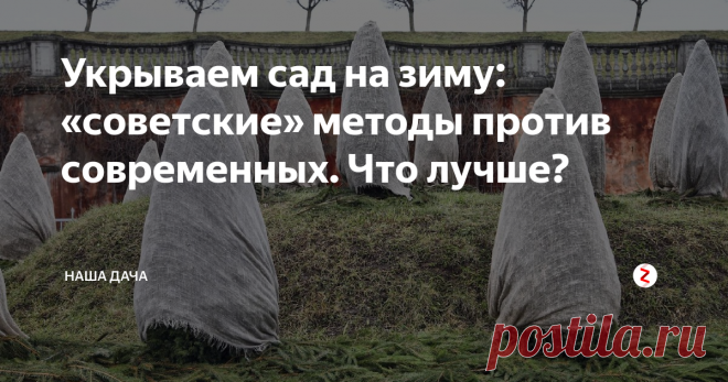 Укрываем сад на зиму: «советские» методы против современных. Что лучше? Вообще, растения укрывают с одной целью – чтобы они не вымерзли. Но как же часто бывает так, что дачник по весне приходит на участок и под слоем целлофана обнаруживает сгнившее нечто вместо, положем, розочек или, например, того же винограда. Выбор правильного, хорошего укрывного материала, наряду с оптимальными сроками укрытия, - это половина успеха всего дела.