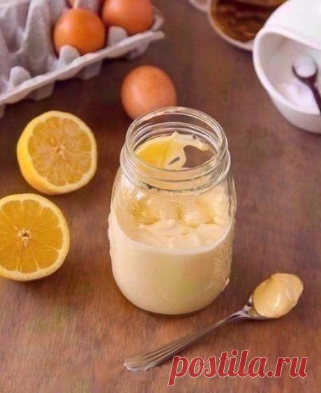 Домашний вкуснейший майонез с лимоном
